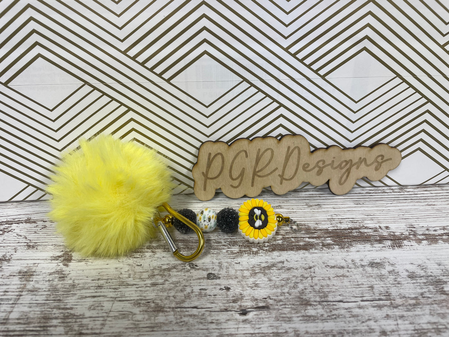 Fuzzy Keychain