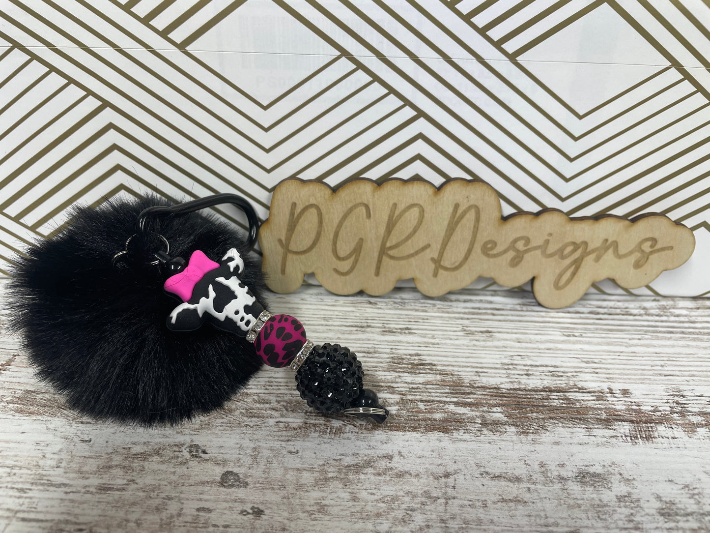 Fuzzy Keychain