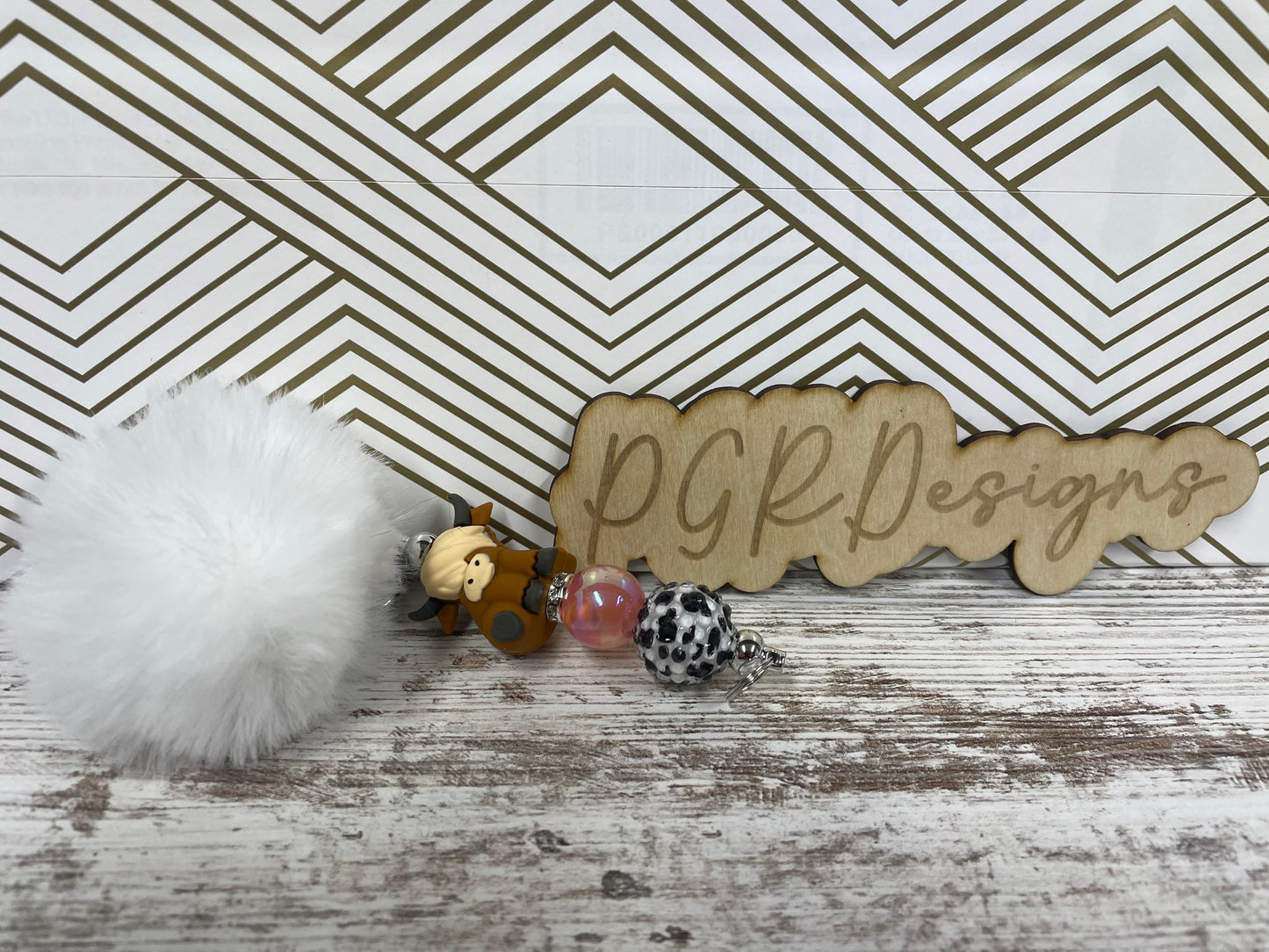 Fuzzy Keychain