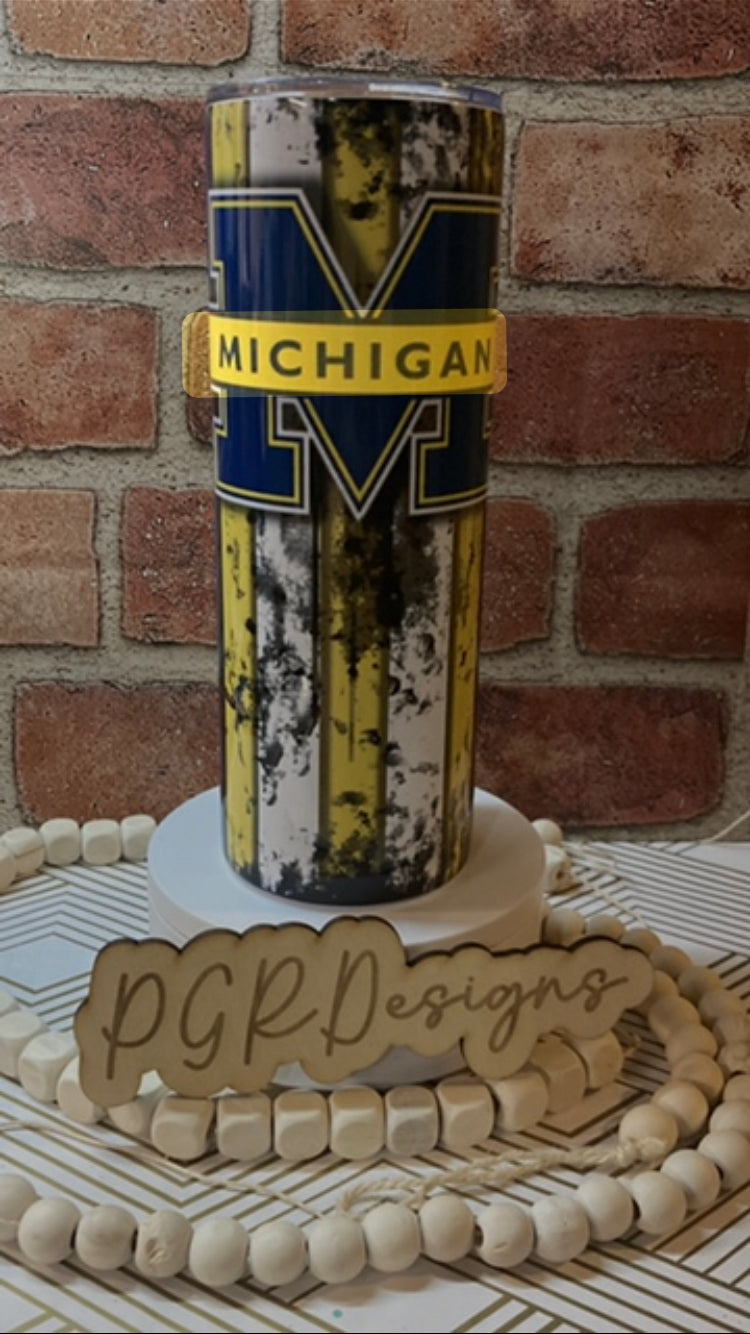 Michigan 20 ounce tumbler