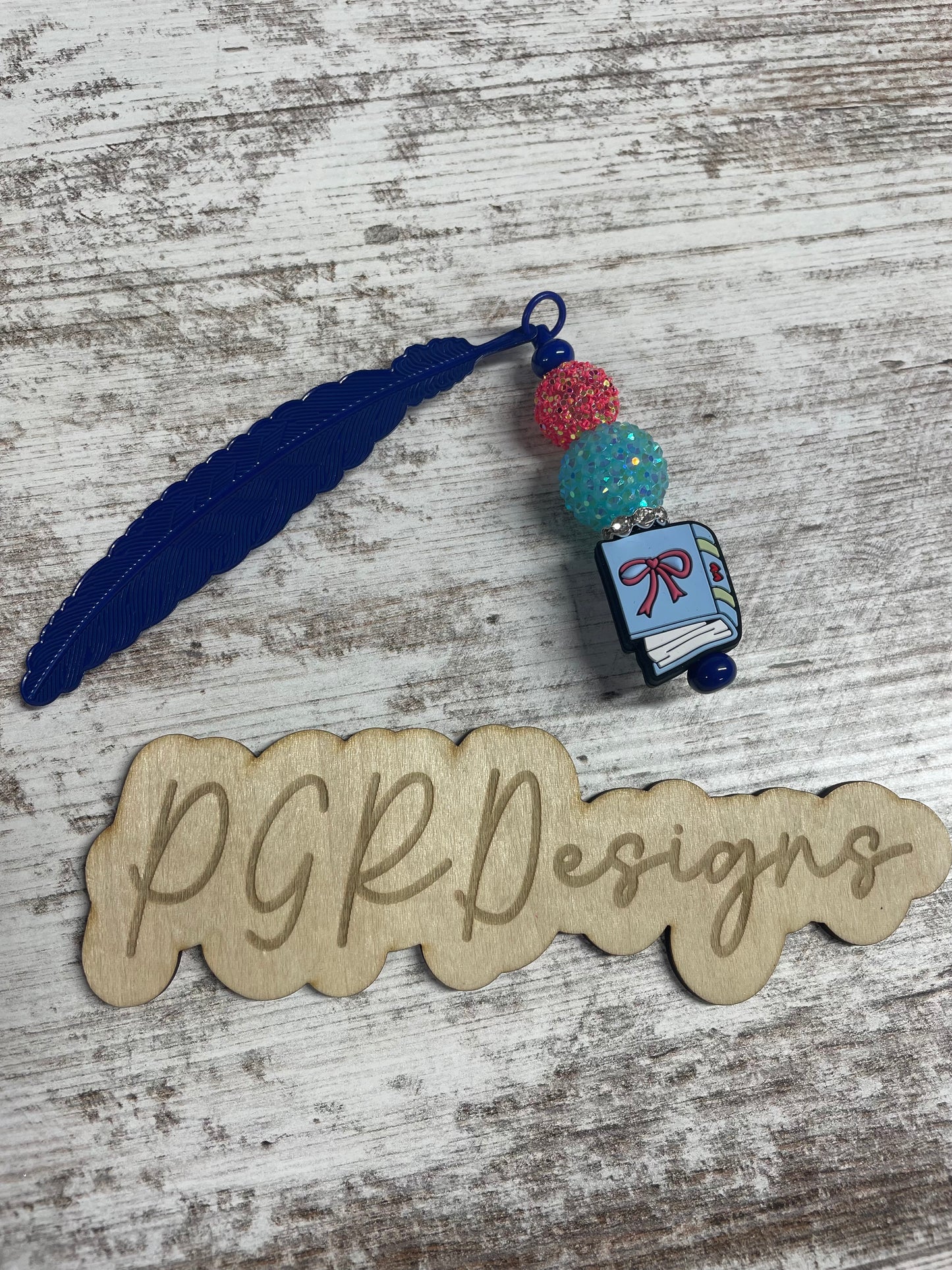 Feather bookmark