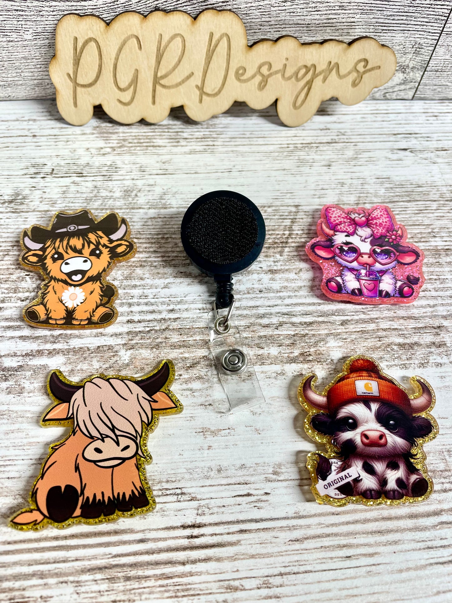 Interchangeable badge reel bundle