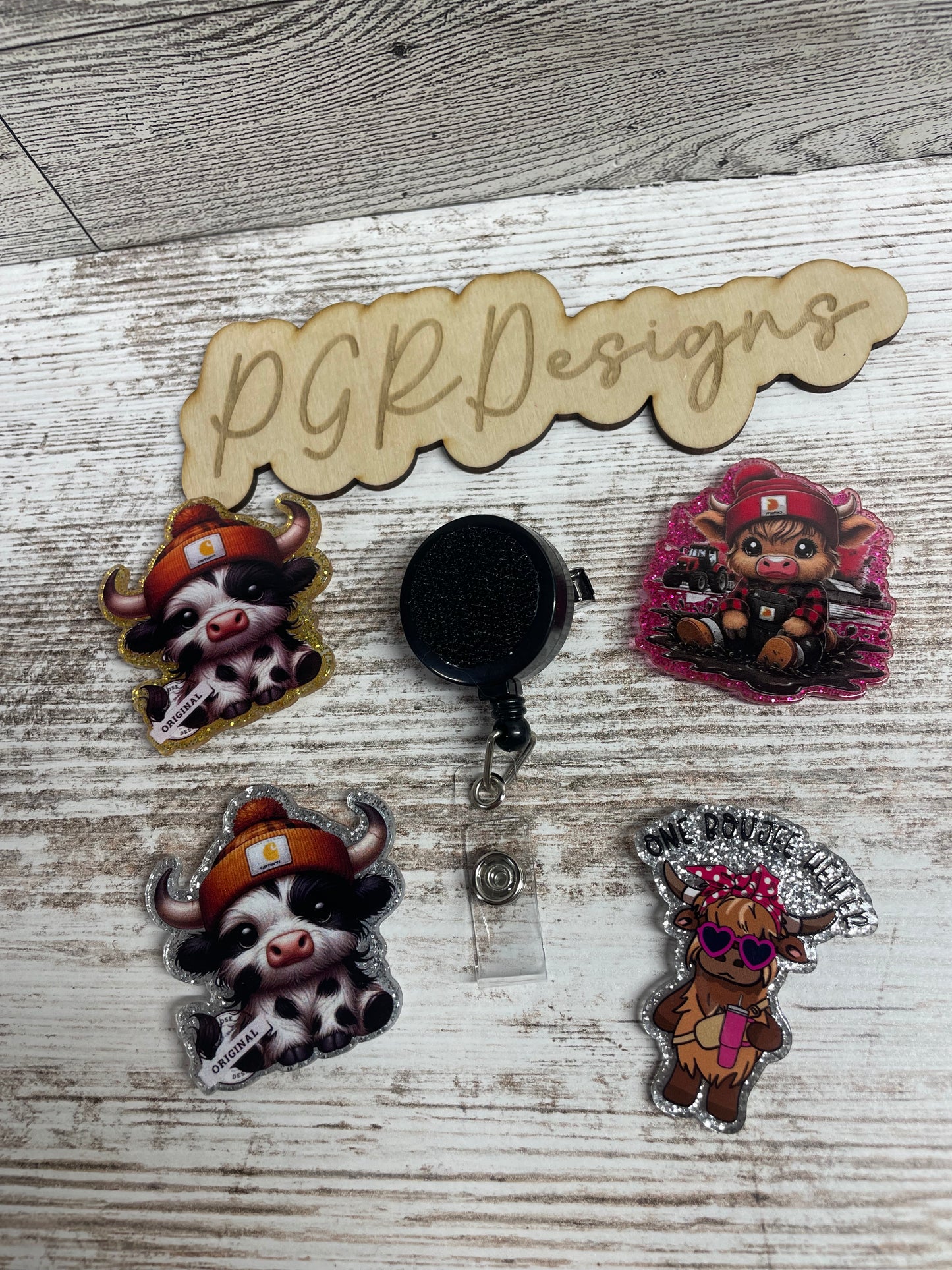 Interchangeable badge reel bundle