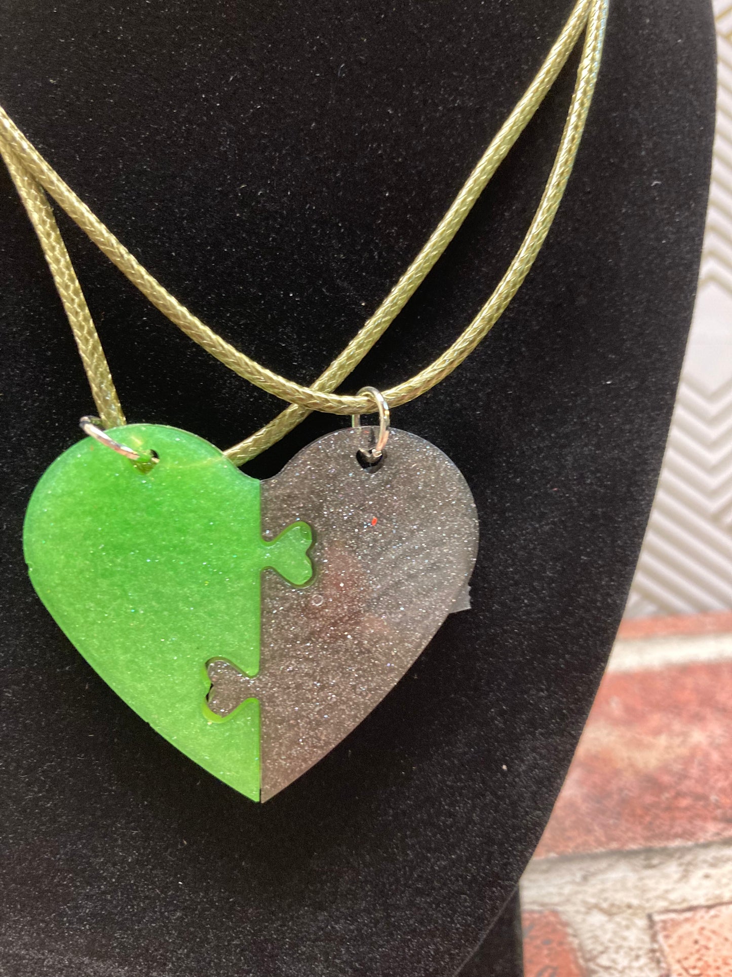 Best friend split necklaces