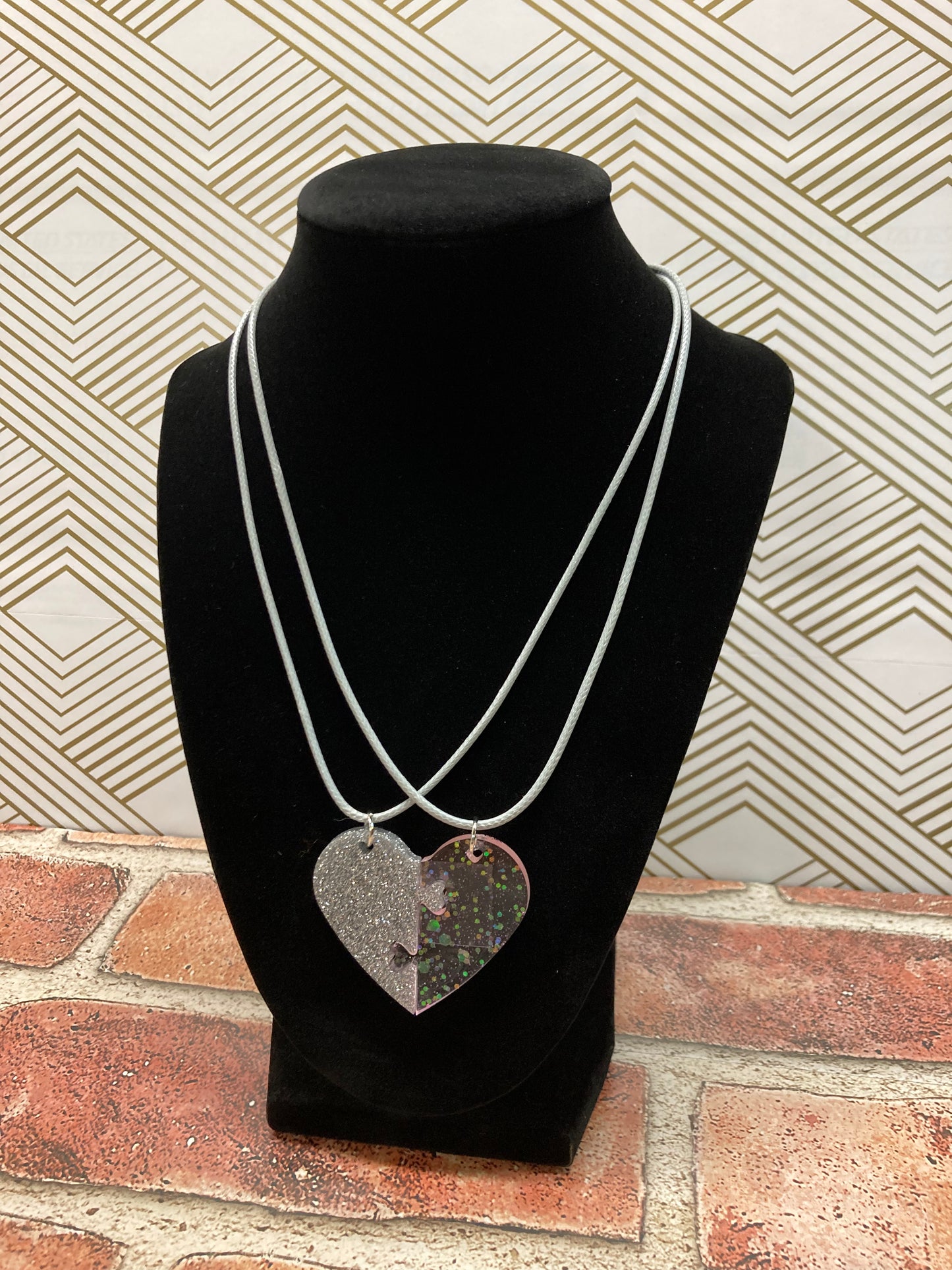 Best friend split necklaces