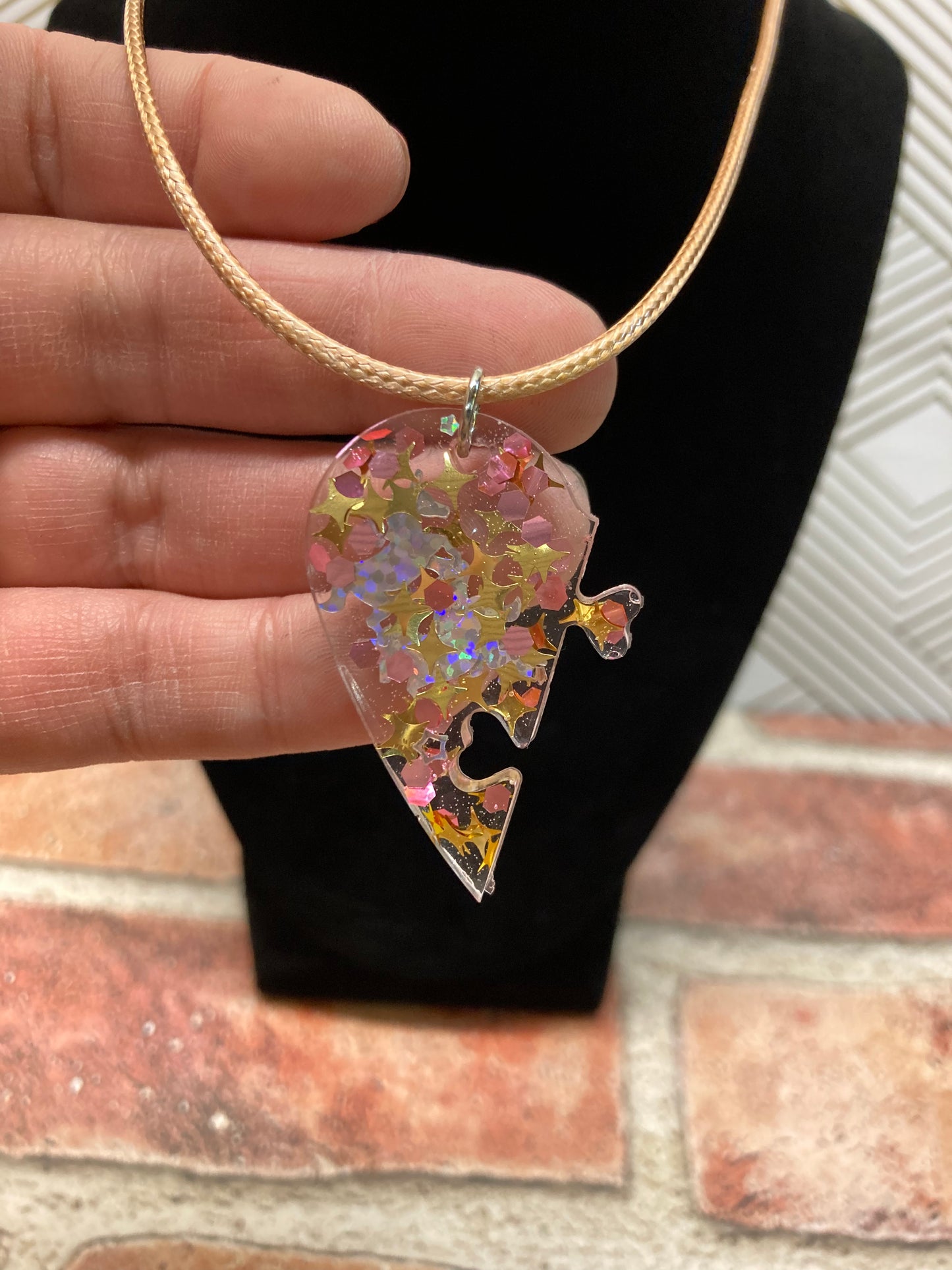 Best friend split necklaces
