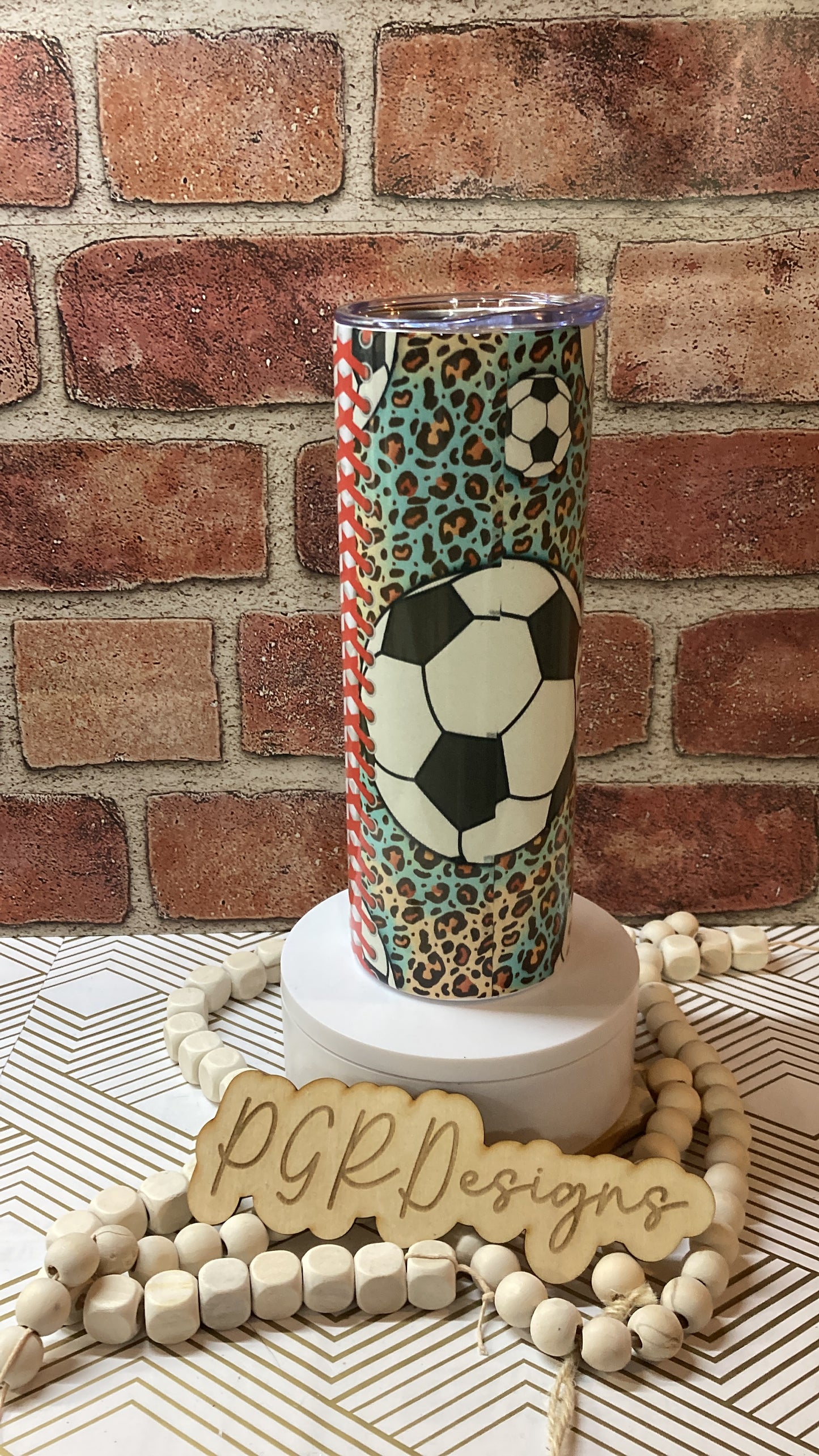 Soccer mom 20 ounce tumbler