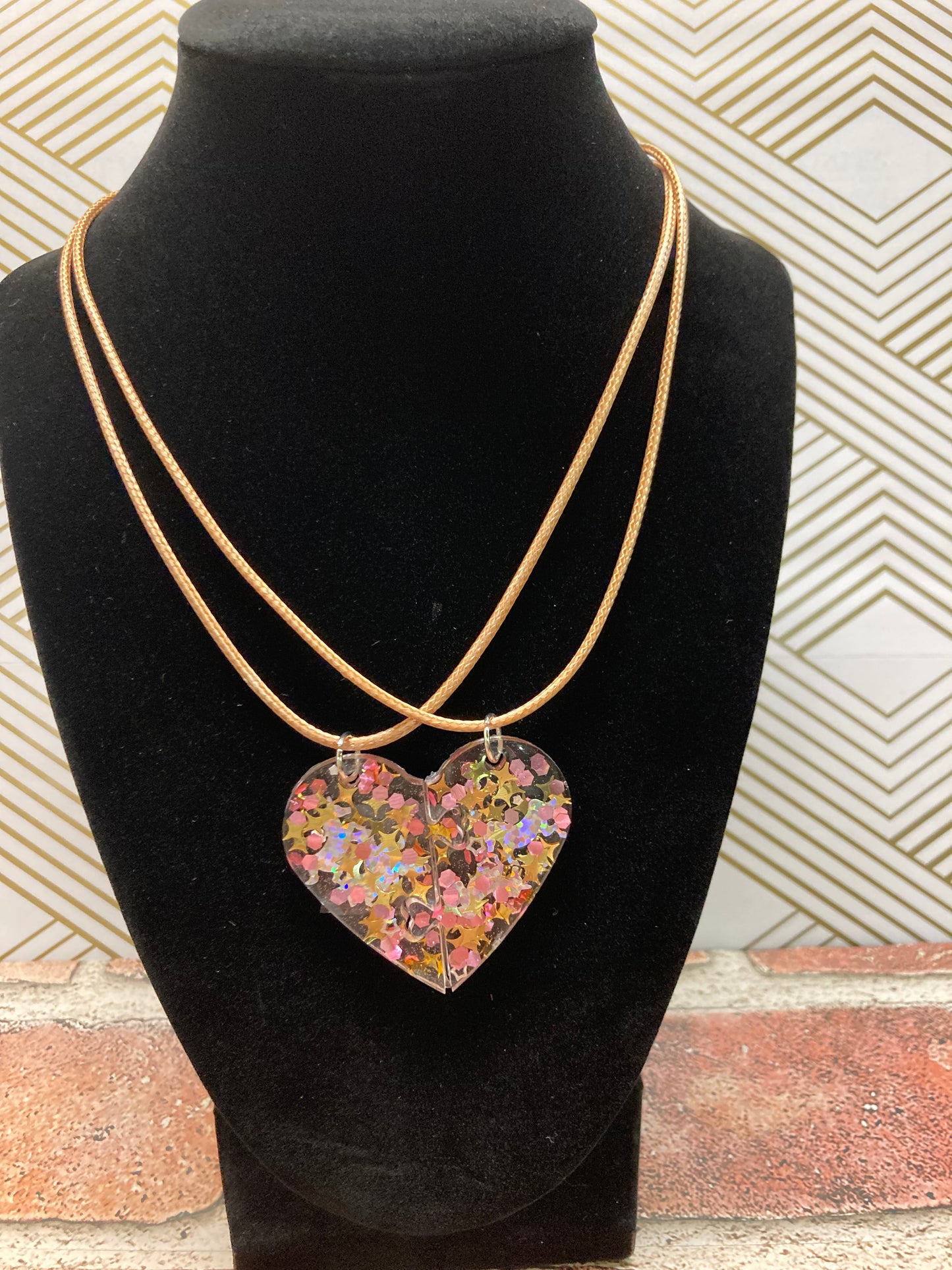 Best friend split necklaces