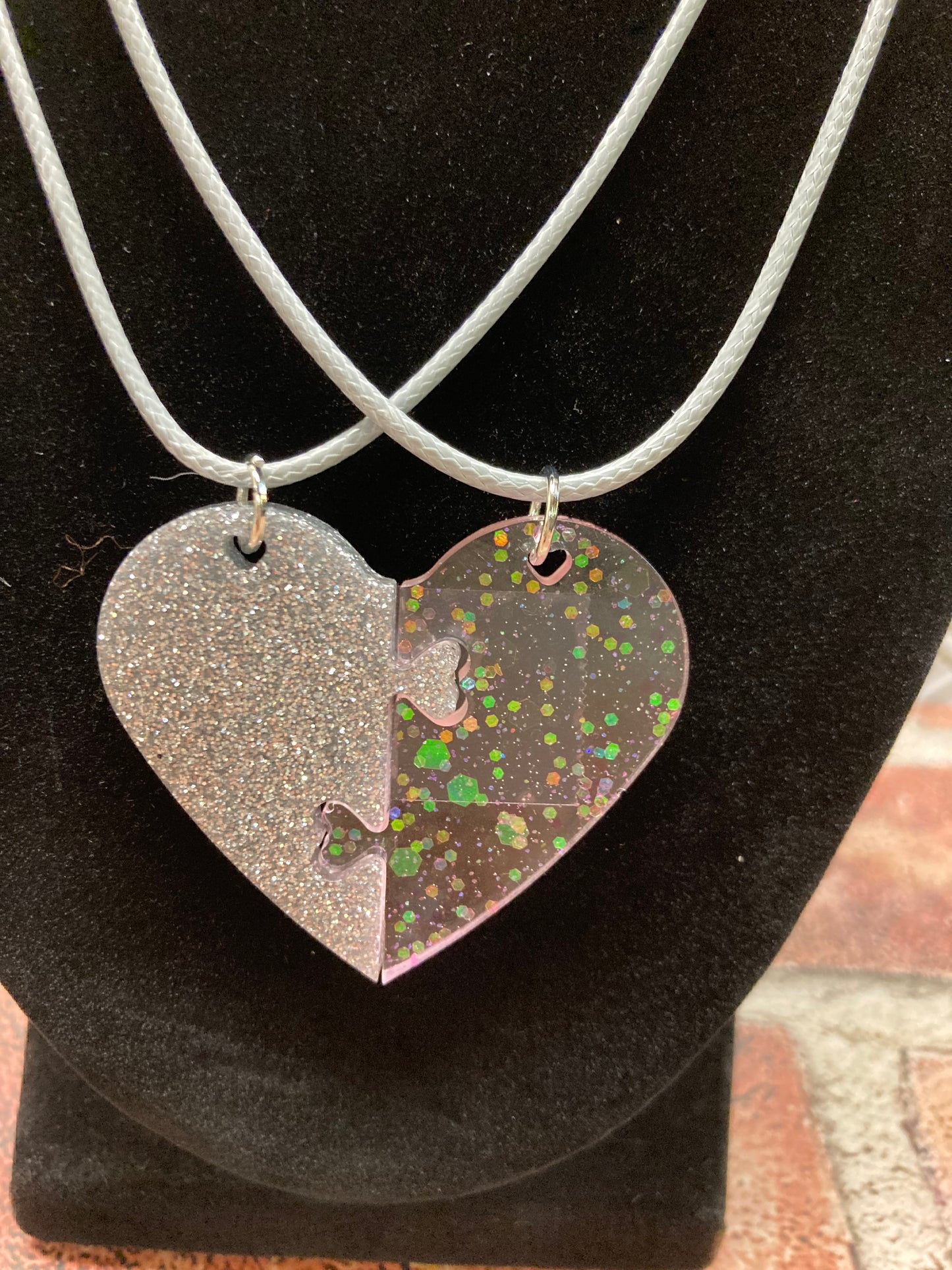 Best friend split necklaces