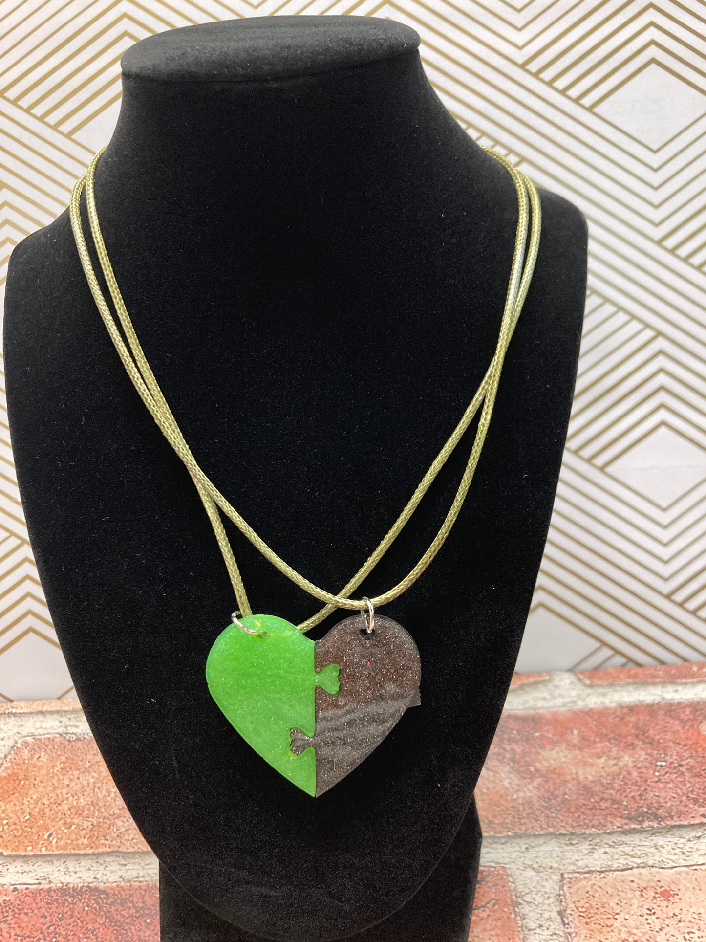 Best friend split necklaces