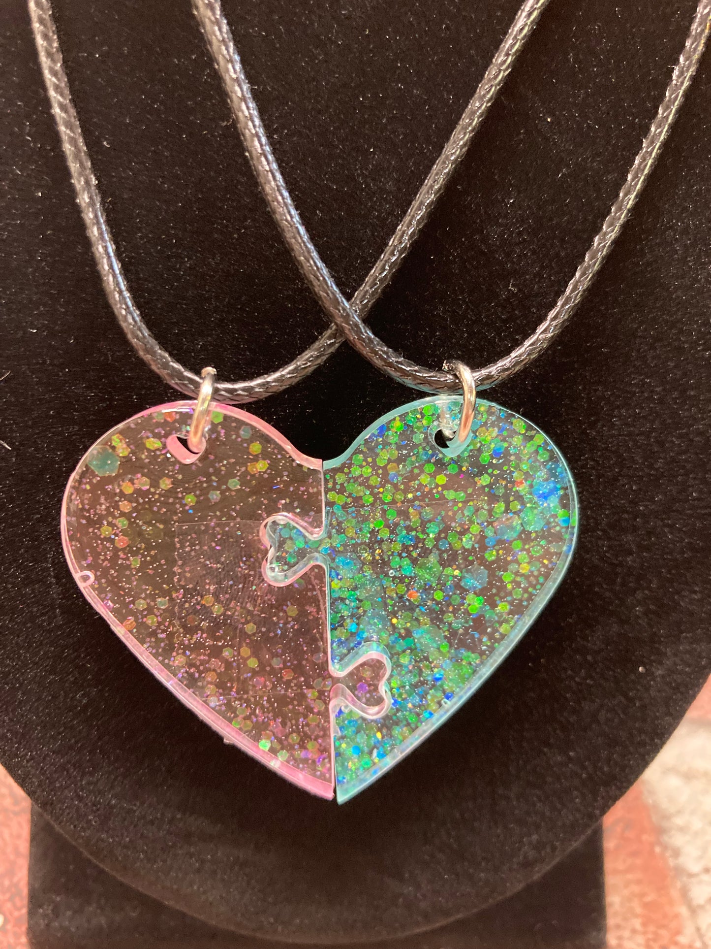 Best friend split necklaces