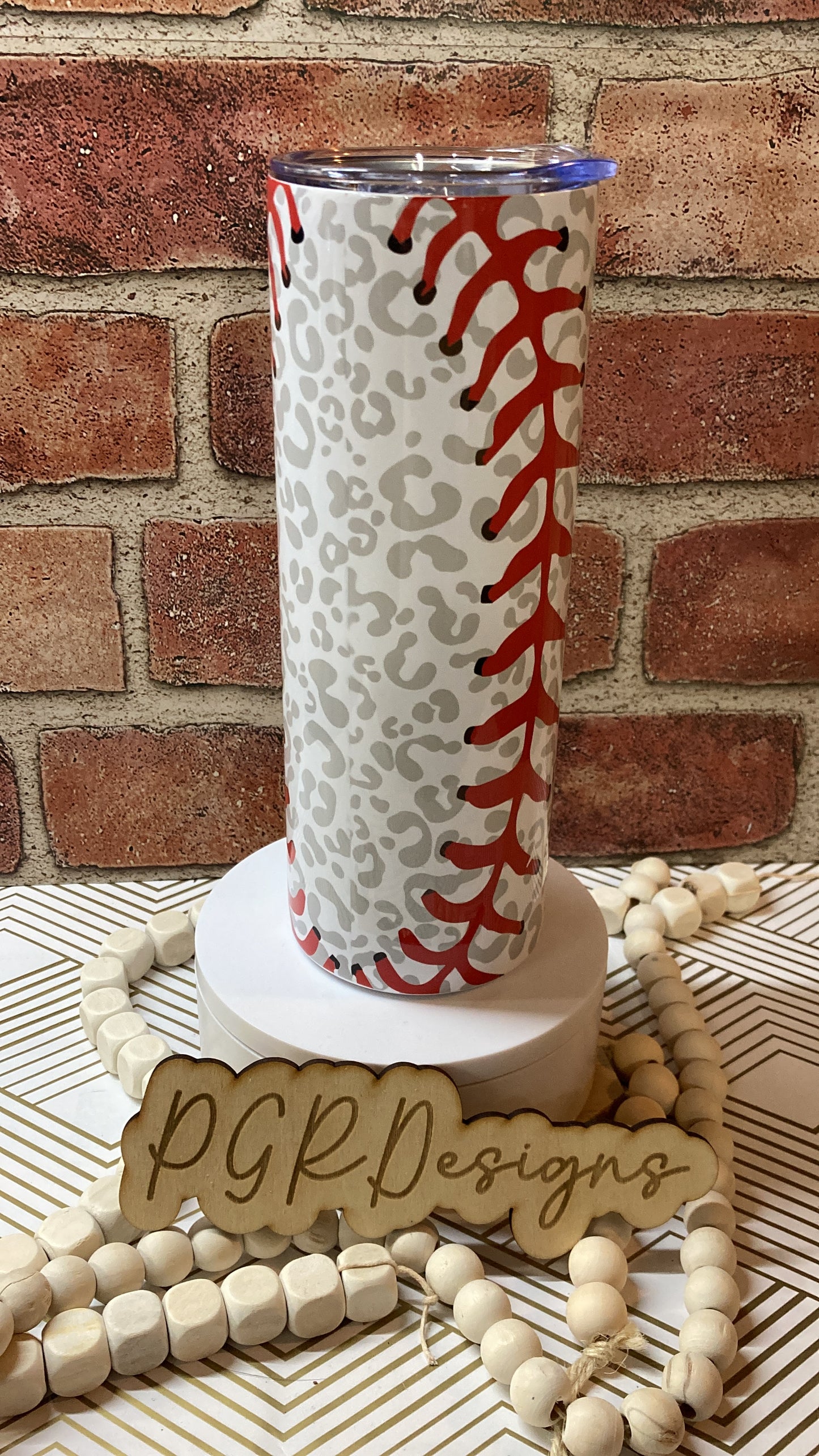 Baseball mom 20 oz tumbler