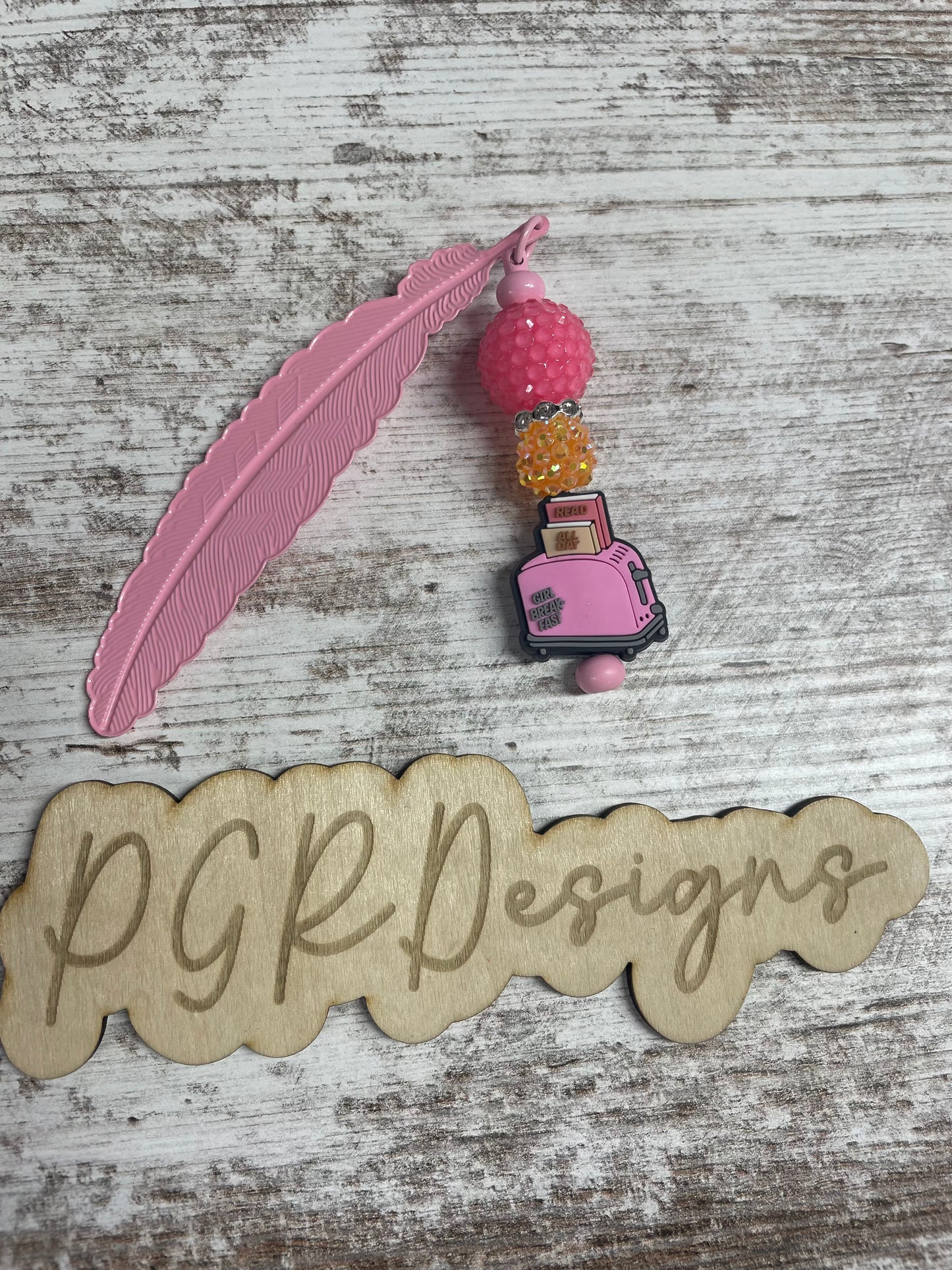 Feather bookmark