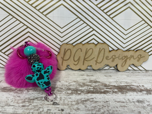 Fuzzy Keychain