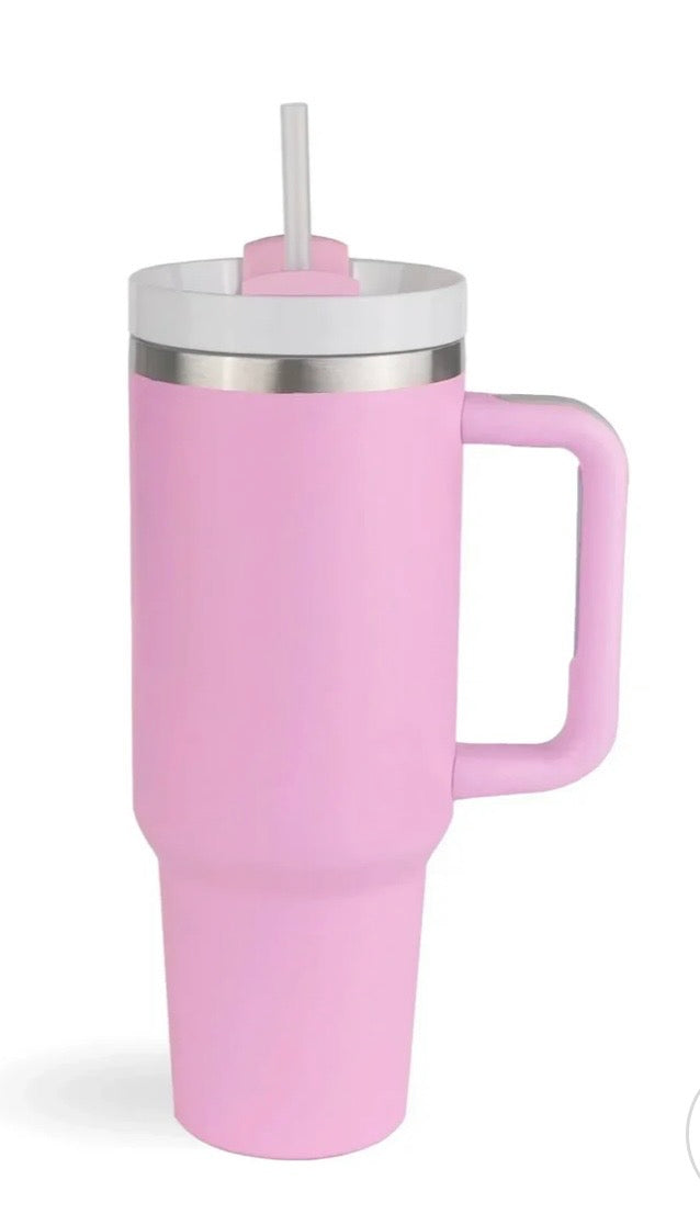 40 oz Stainless steel Tumbler with handle