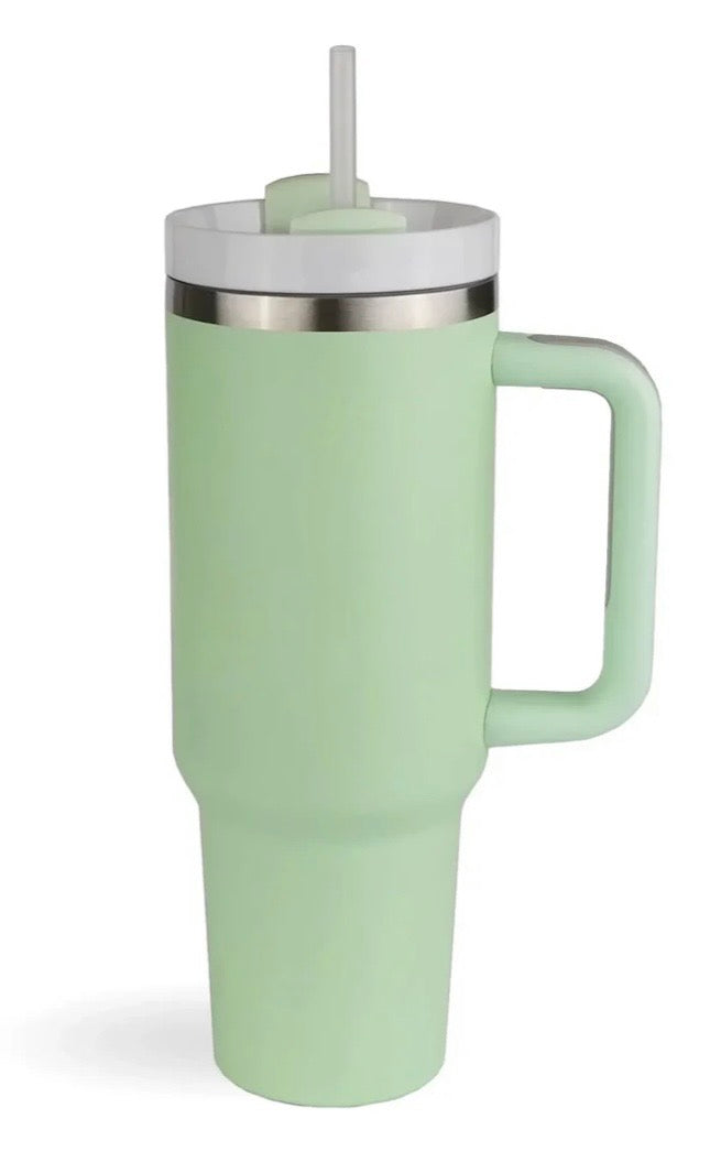 40 oz Stainless steel Tumbler with handle