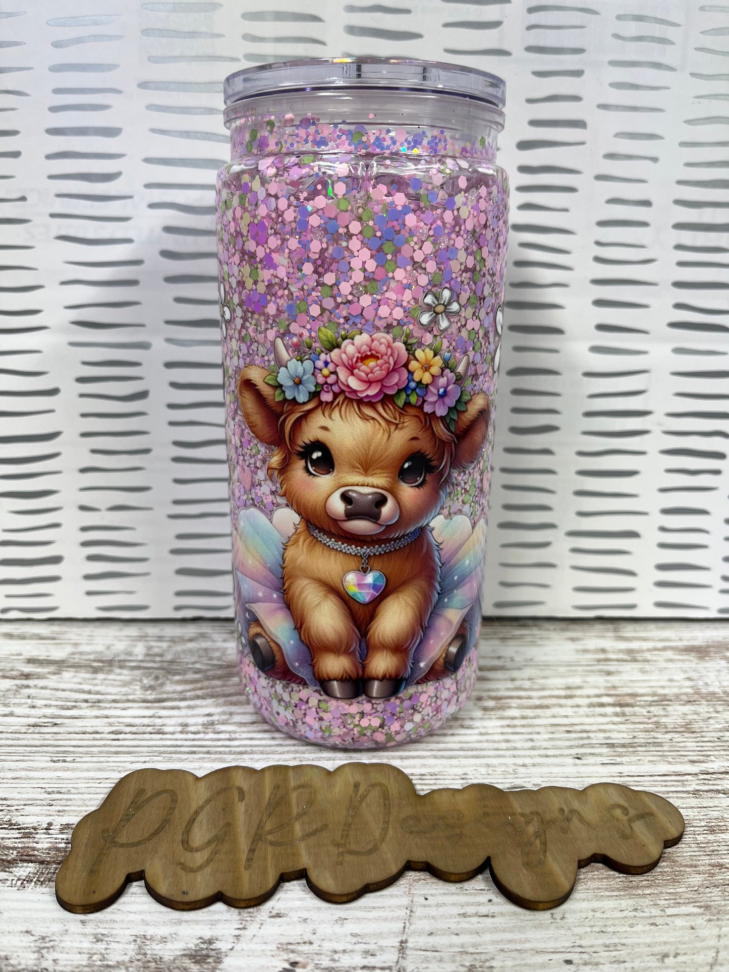 20oz acylic  Snowglobe