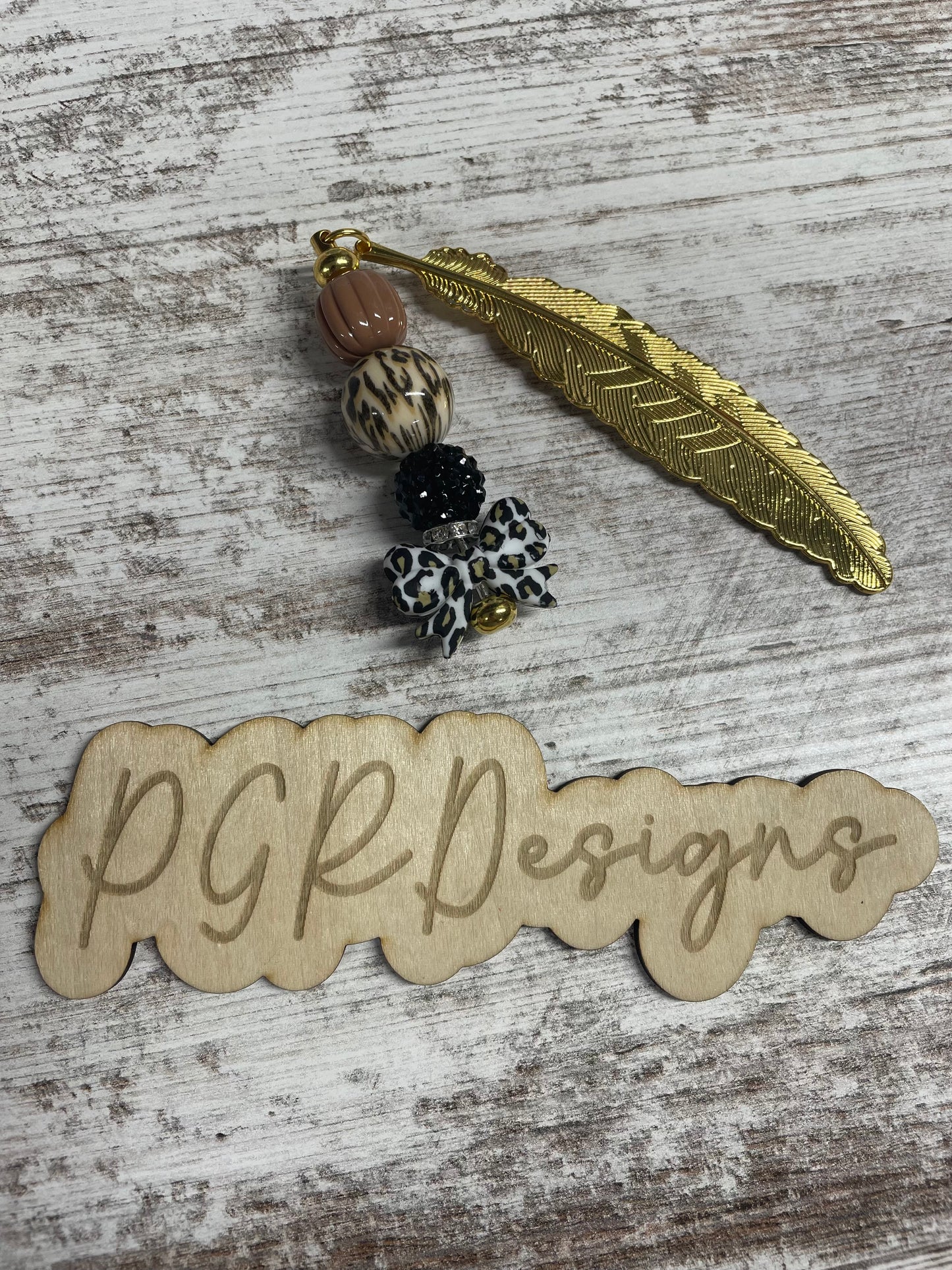 Feather bookmark