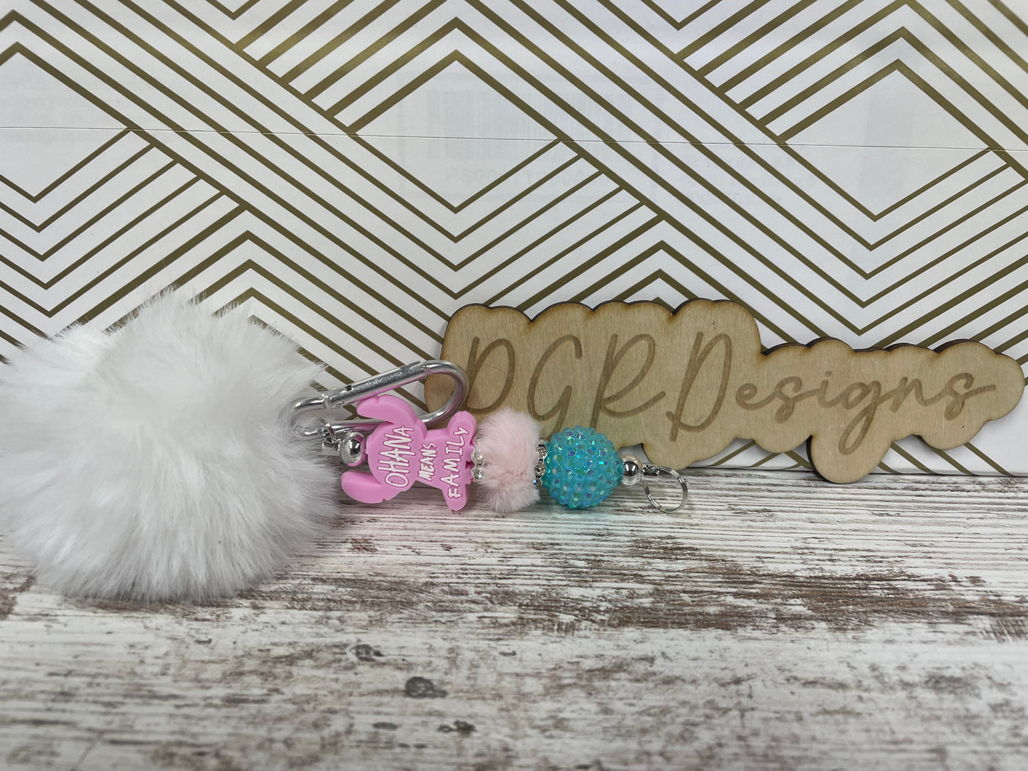 Fuzzy Keychain