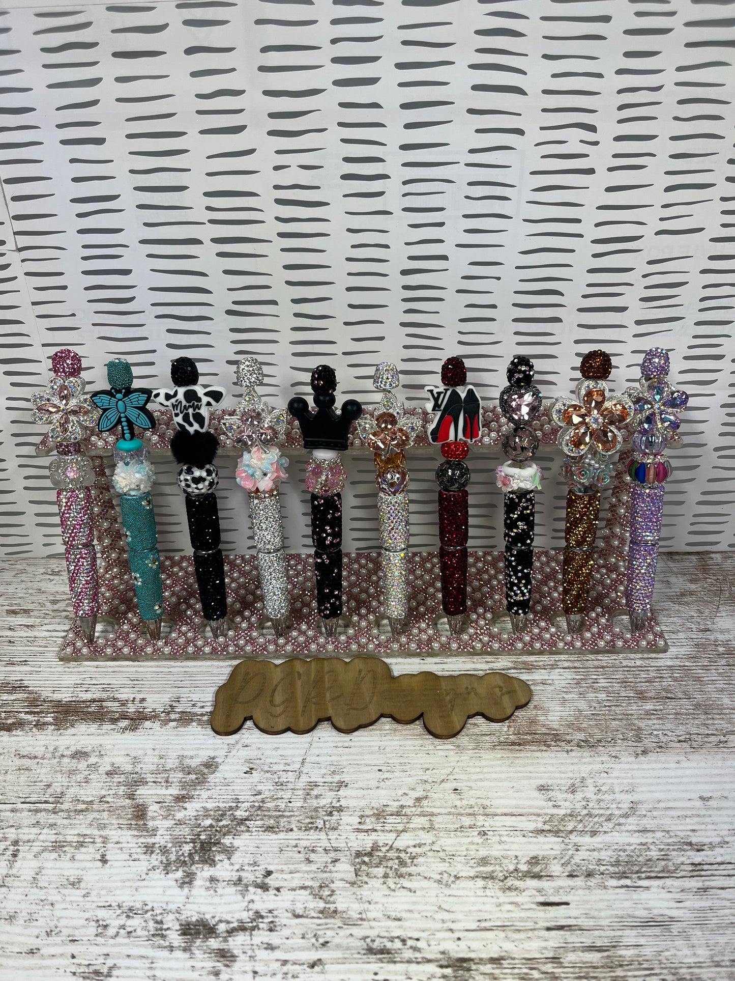 Beaded Rhinestone Pens