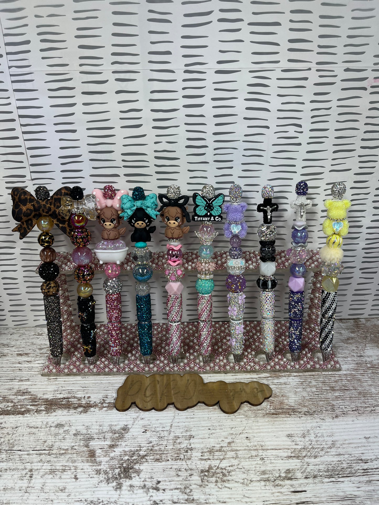 Beaded Rhinestone Pens
