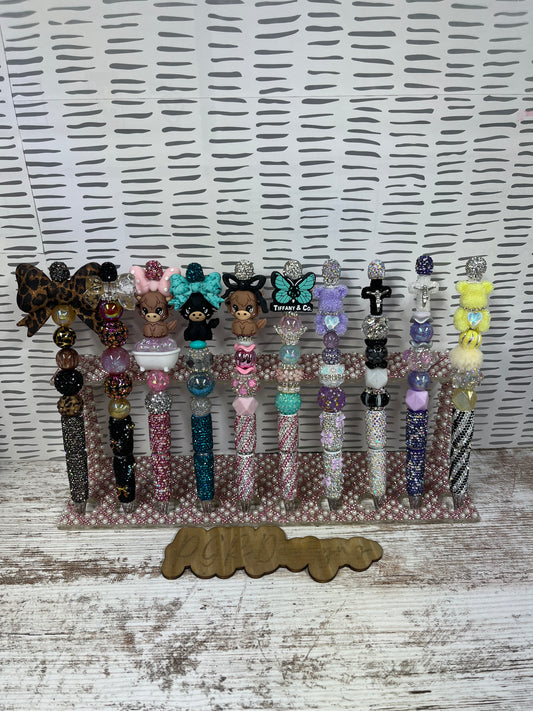 Beaded Rhinestone Pens