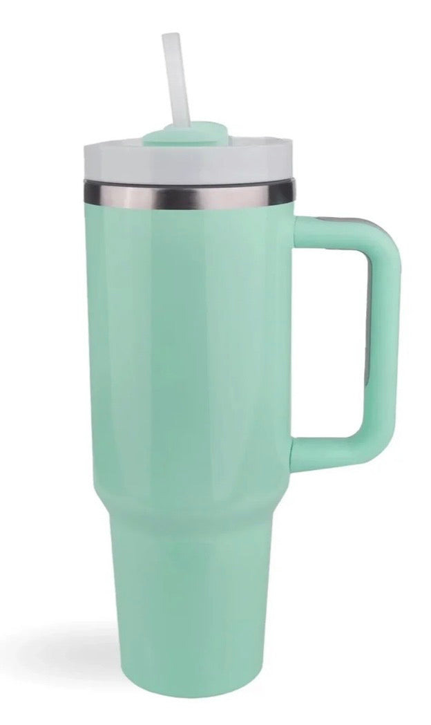 40 oz Stainless steel Tumbler with handle