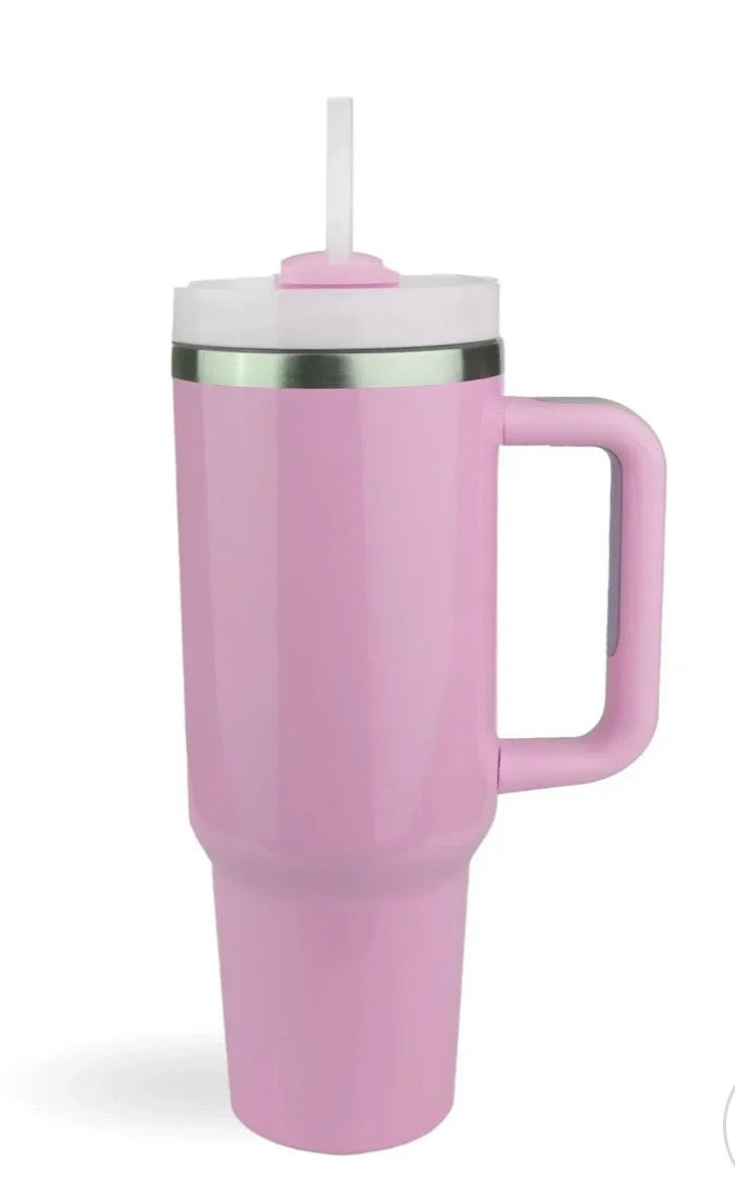 40 oz Stainless steel Tumbler with handle