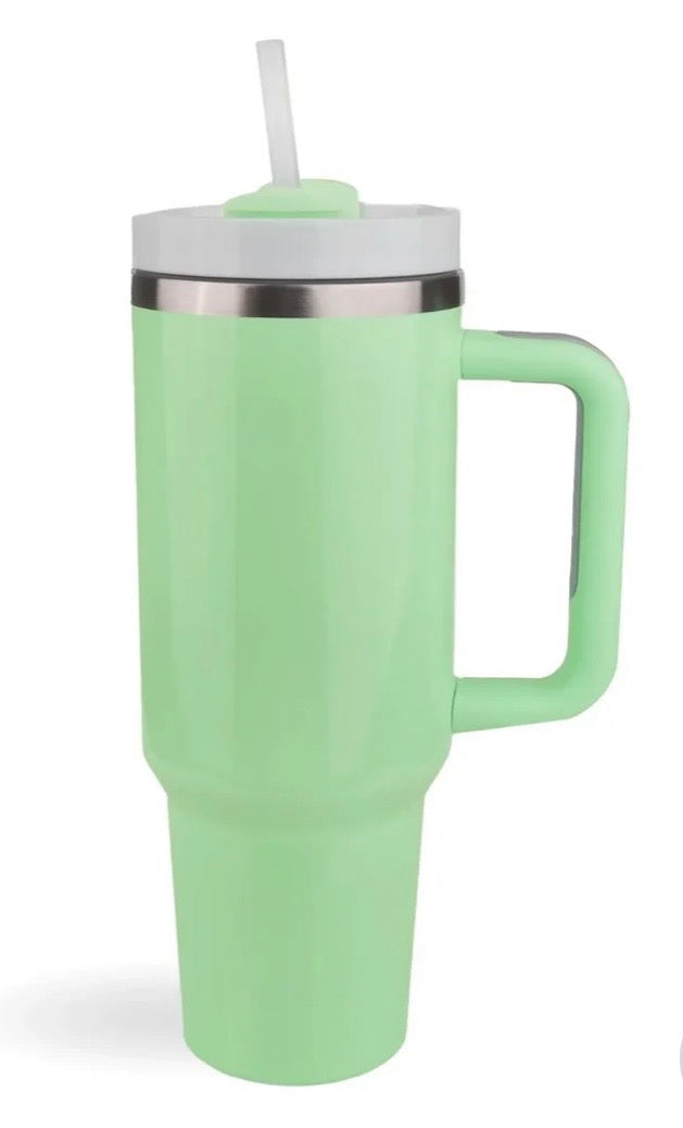 40 oz Stainless steel Tumbler with handle