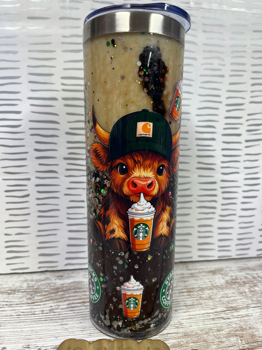 20oz Stainless steel Snowglobe