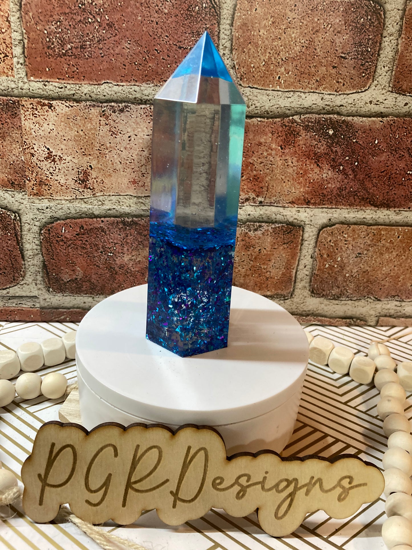 Large handmade tower point