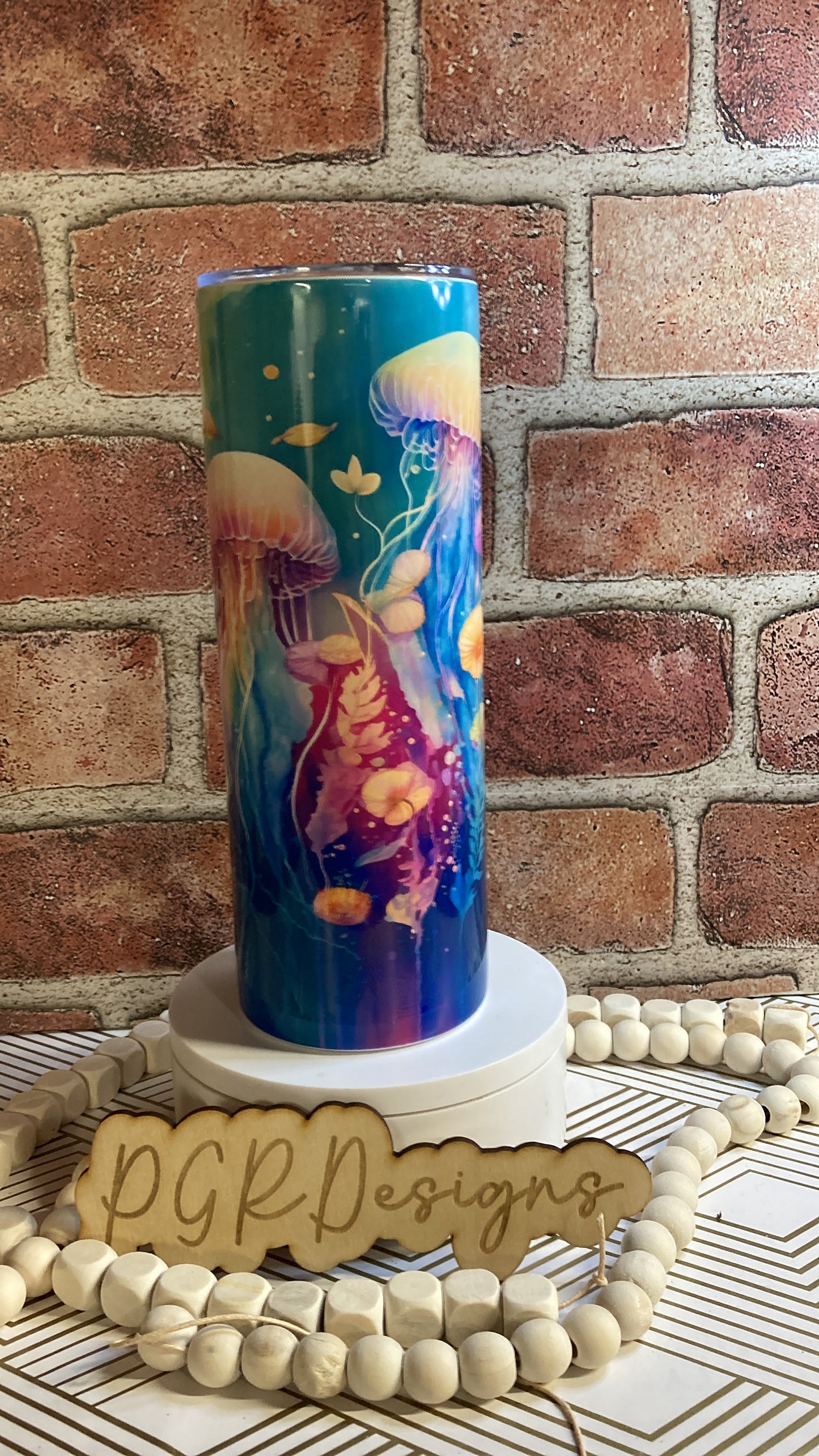 20 ounce jellyfish tumbler