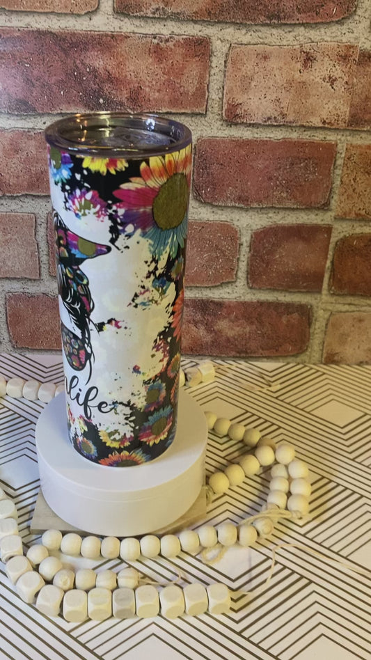 20 ounce skinny tumbler
