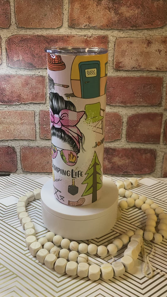 20 ounce skinny tumbler