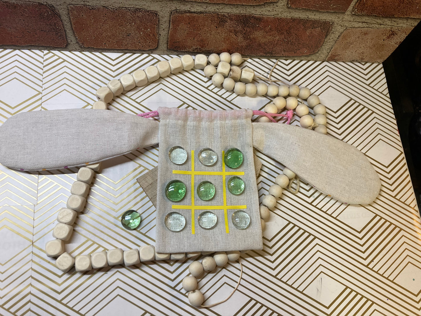 Easter tic tac toe bags