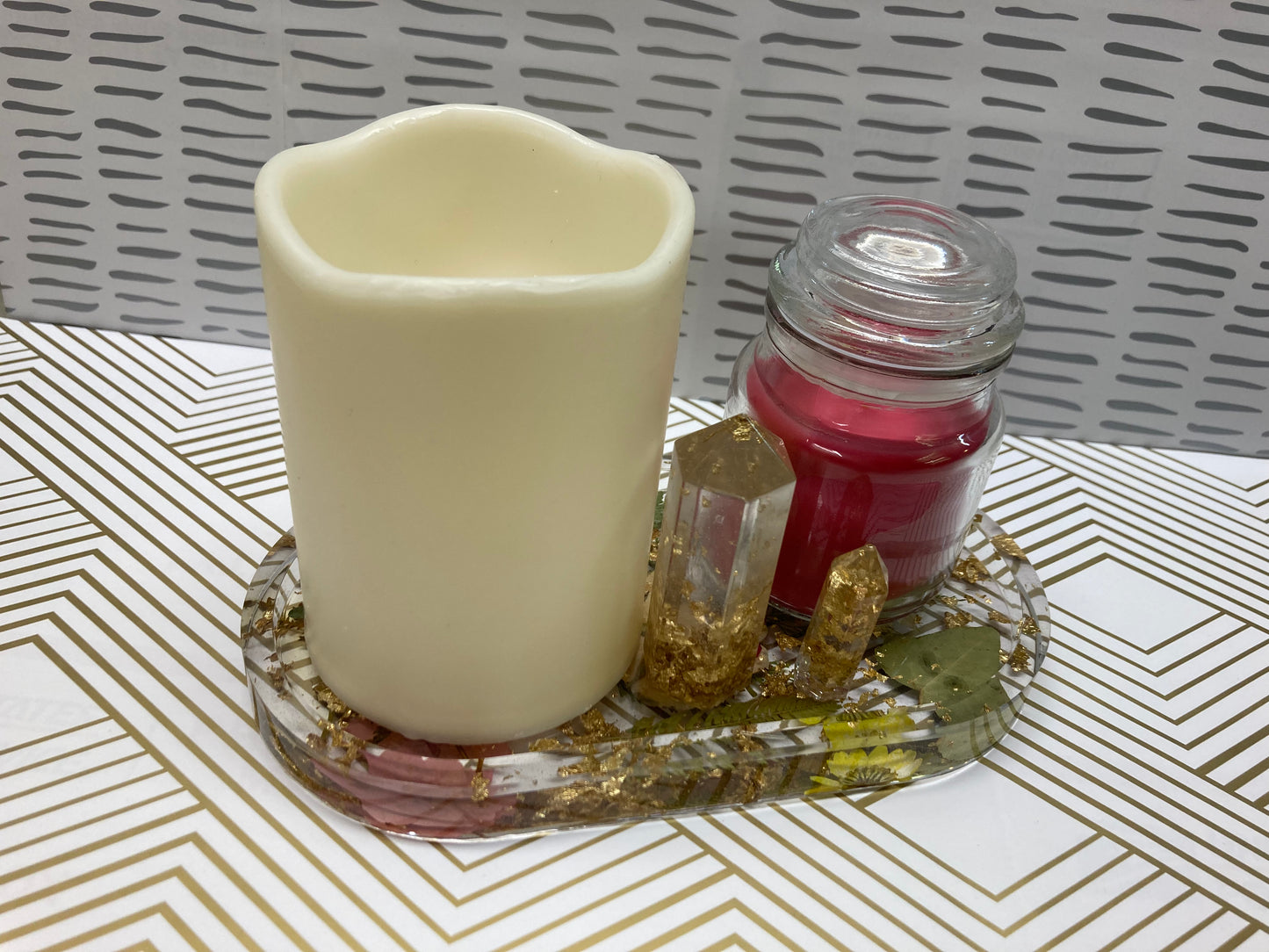 Beautiful oval tray