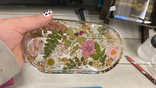 Beautiful oval tray