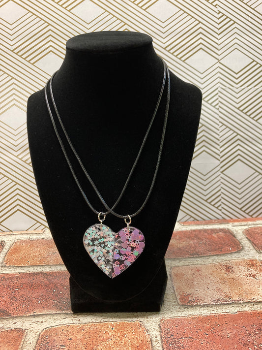 Best friend split necklaces